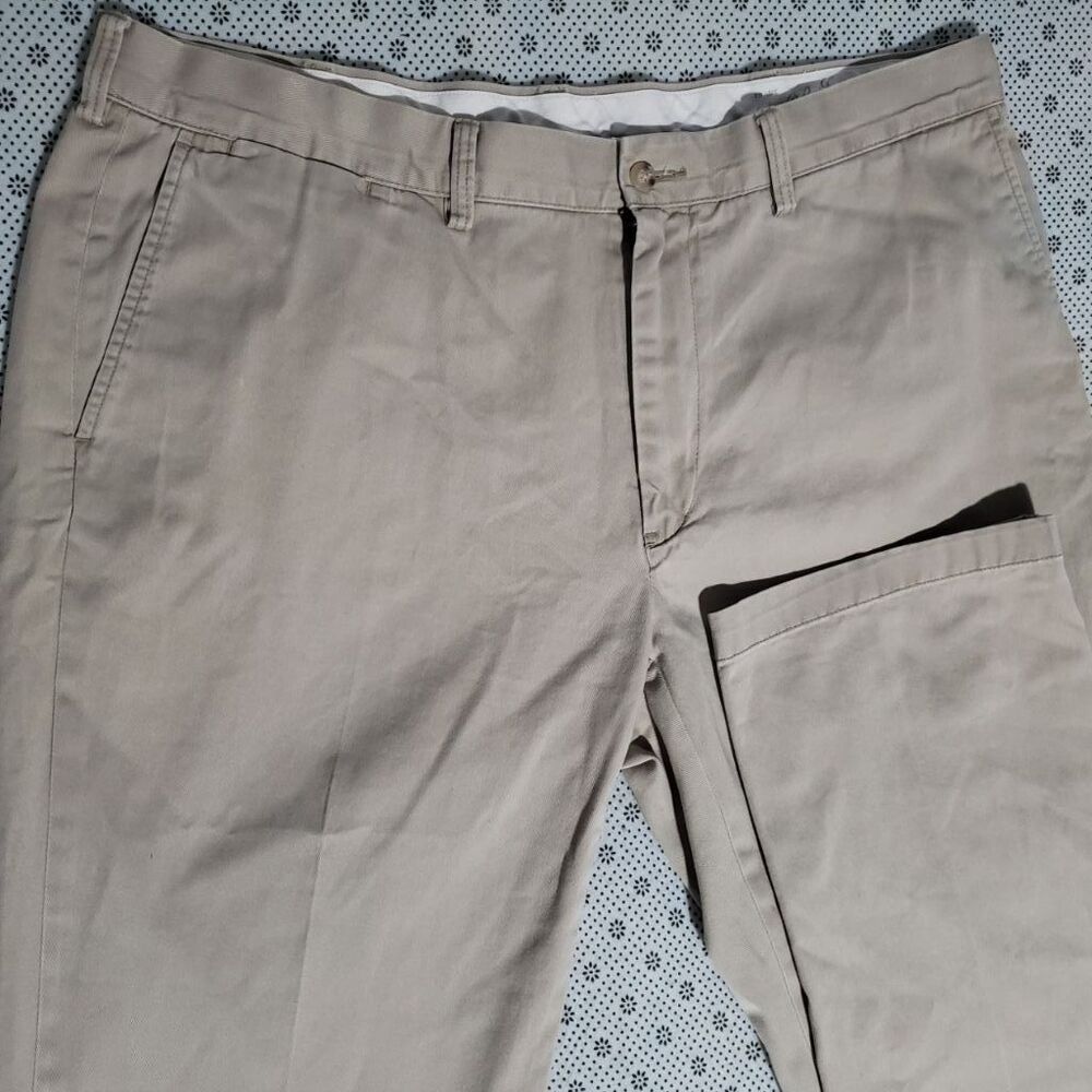 Polo Ralph Lauren Classic Fit Khaki Chino Pants Men 40x32 Beige Cotton 40/32